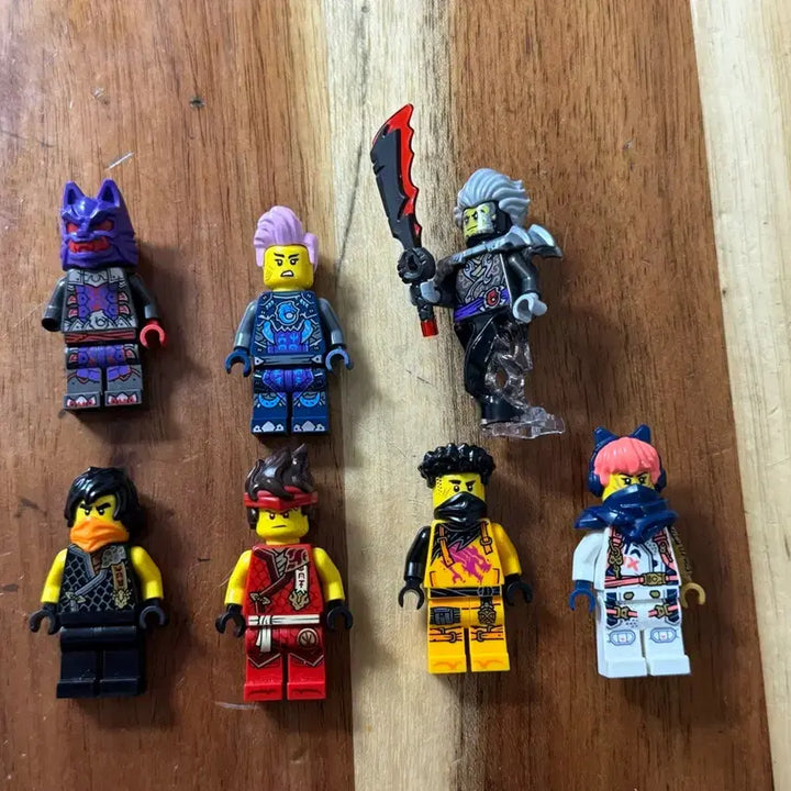 [BUNJANG] LEGO Ninjago Figures 7-Piece Set / 레고 닌자고 피규어 7개 세트
