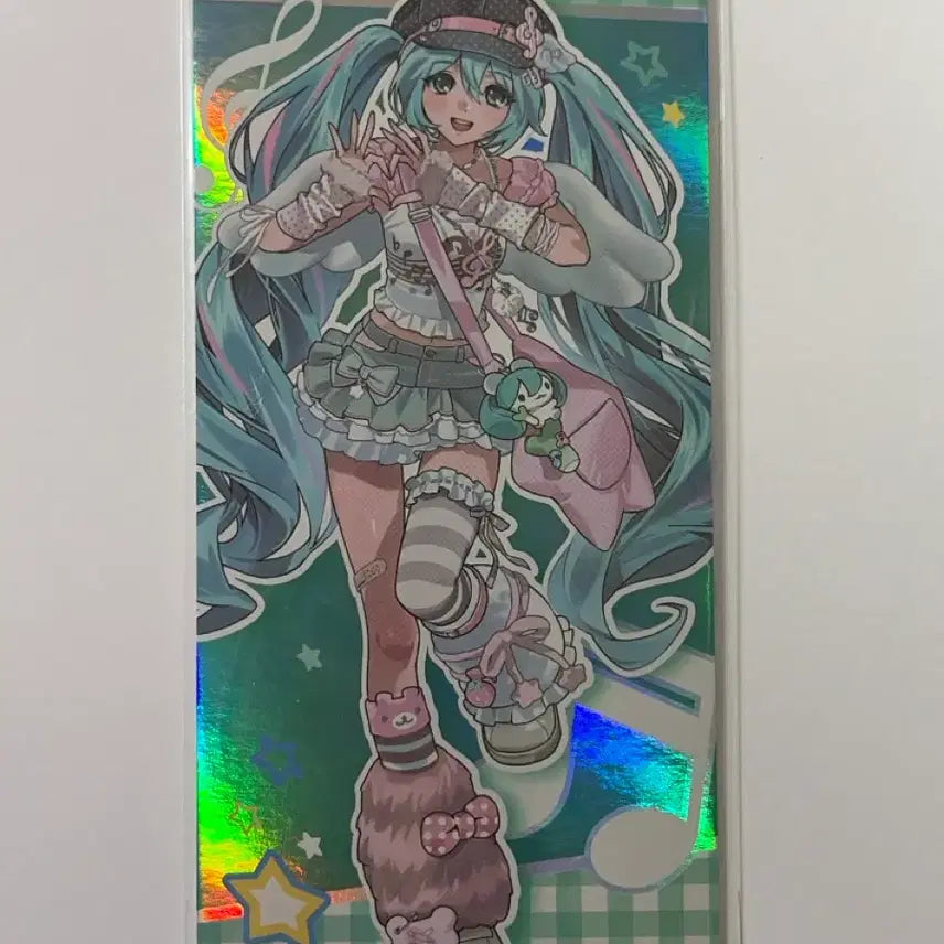 [BUNJANG] Hatsune Miku Yeongdeungpo Meet &amp; Greet Popup Ticket Hologram Card / 하츠네 미쿠 영등포 밋앤그릿 팝업 티켓 홀로그램 카드