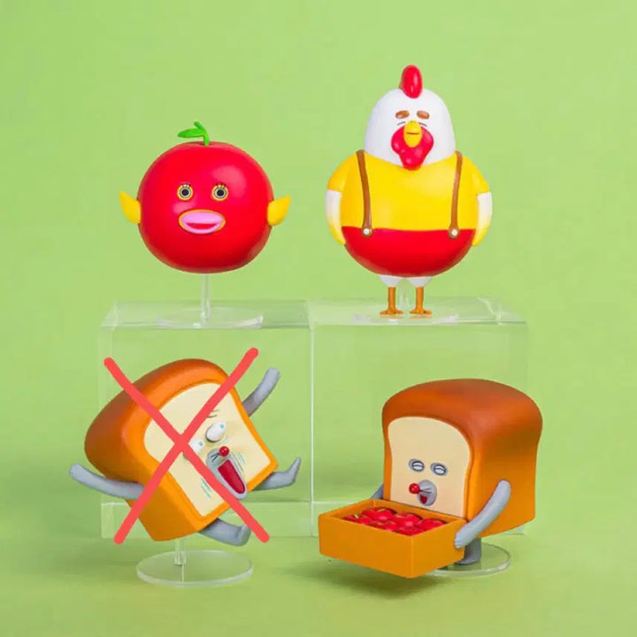 [BUNJANG] Bread Thief Figure Collection Vol. 4: Bread Thief and Apple Mask Set (3 Variants) / 빵도둑 피규어 컬렉션 4탄 빵도둑과 사과 3종 세트
