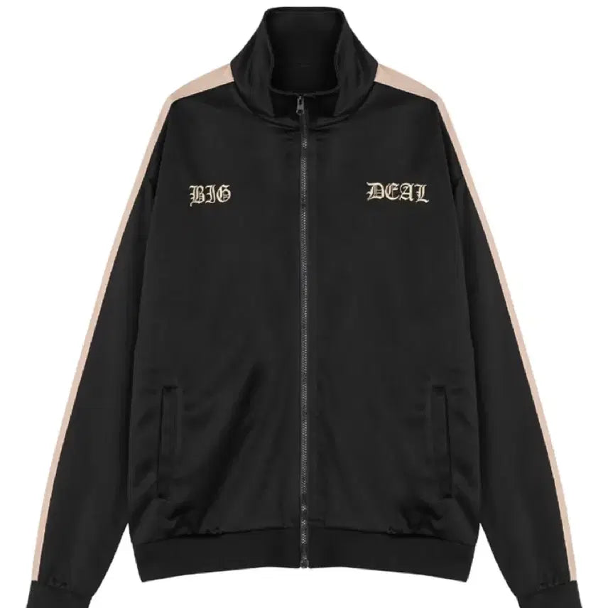 [BUNJANG] Lookism Big Deal Jersey (Black/Beige, Size M) / 외지주 빅딜 져지 M