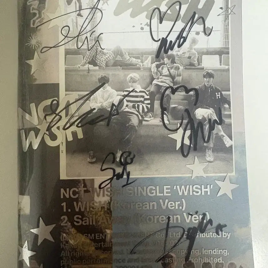 [BUNJANG] NCT WISH Autographed Single Album / NCT WISH 엔시티 위시 사인 친필 싸인앨범