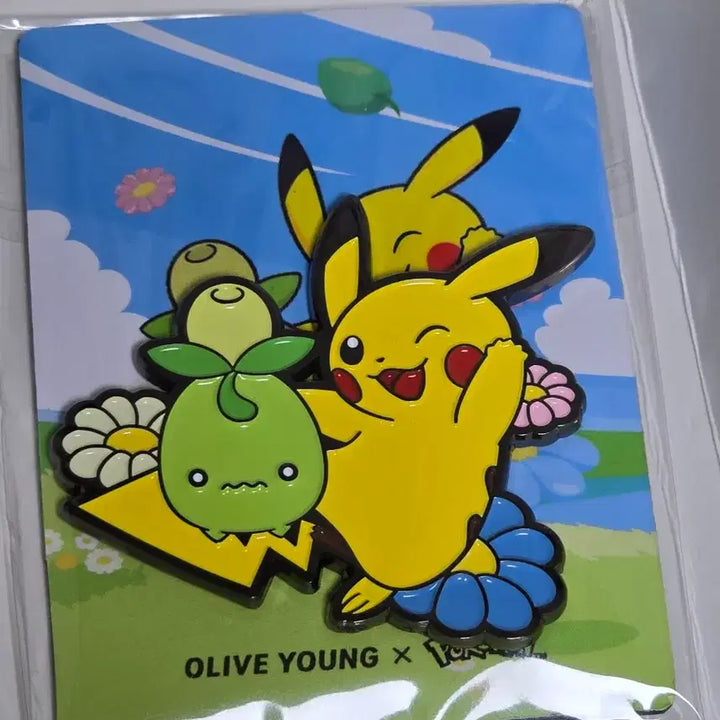 [BUNJANG] Pokemon Olive Young Double Magnet Set - Bulbasaur, Pikachu / 포켓몬 올리브영 마그넷 이상해씨 피카츄