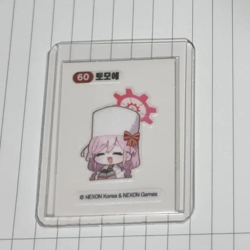 [BUNJANG] Blue Archive GS 2nd Edition Sticker Seal Tomoe / 블루아카이브 gs2차 띠부씰 60 토모에
