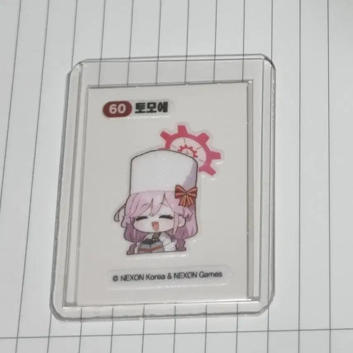 [BUNJANG] Blue Archive GS 2nd Edition Sticker Seal Tomoe / 블루아카이브 gs2차 띠부씰 60 토모에