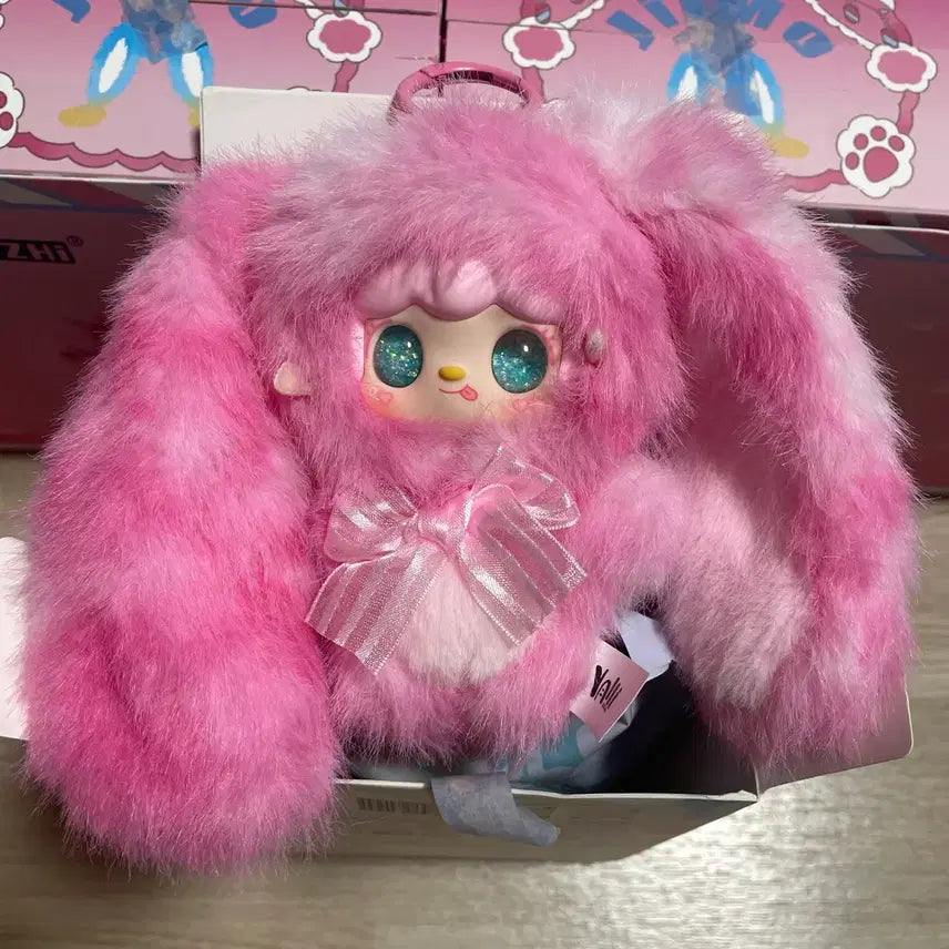 [BUNJANG] Babies 3 Yuki Warm Bunny Pink Milk / 베이비쓰리 유키 웜버니 핑크 물눈