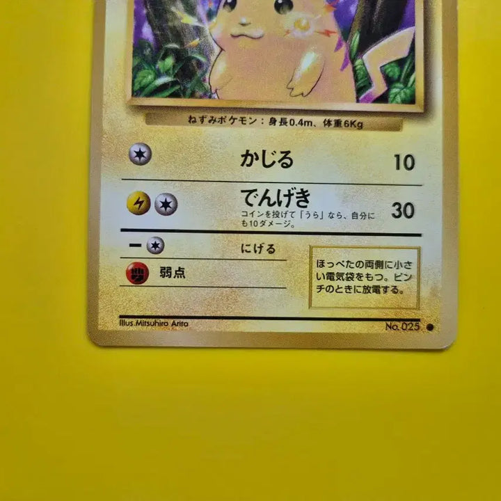[BUNJANG] Pokemon Card 1996 Pikachu First Edition Japanese / 포켓몬카드 1996 큰 피카츄 초판 일판 일본판 10