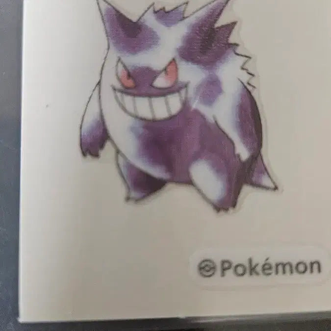 [BUNJANG] 30th Anniversary New Pokemon Phantom Sticker Artwork / 30주년 뉴포켓몬 팬텀 띠부씰 아트웍