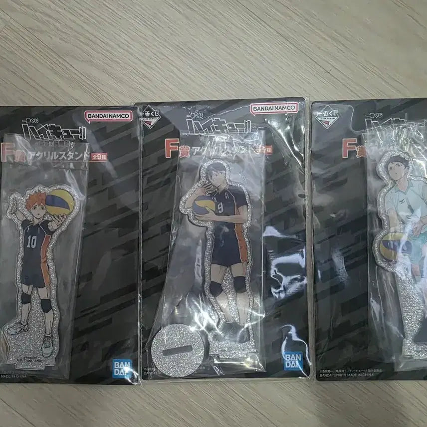 [BUNJANG] Haikyu!! Acrylic Stand Set (3 Types) / 하이큐!! 아크릴 스탠드 3종 세트