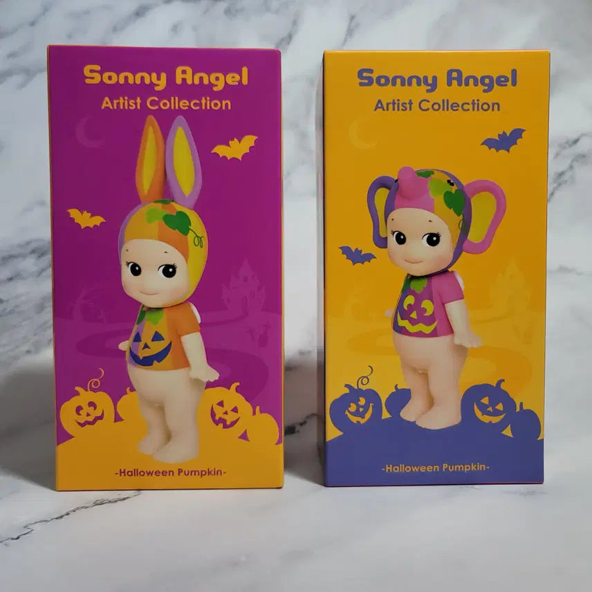 [BUNJANG] Sonny Angel Artist Halloween Pumpkin 2-Type Bundle Set / [일괄] 소니엔젤 아티스트 할로윈 펌킨 2종 세트 (카드O)
