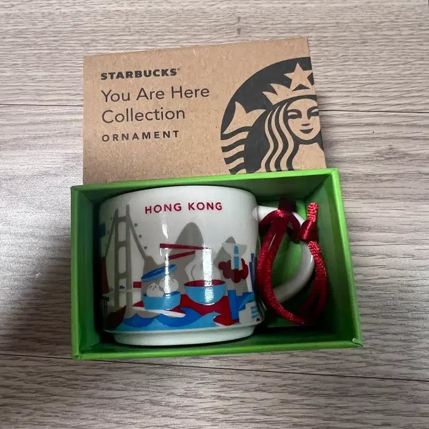 [BUNJANG] Starbucks You Are Here Series Hong Kong Espresso Cup Ornament / 스타벅스 유아히어 홍콩 시티컵 에스프레소잔