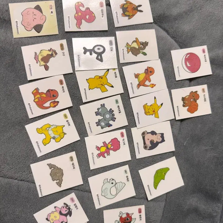 [BUNJANG] Pokemon Stickers Bundle / 포켓몬 띠부띠부실