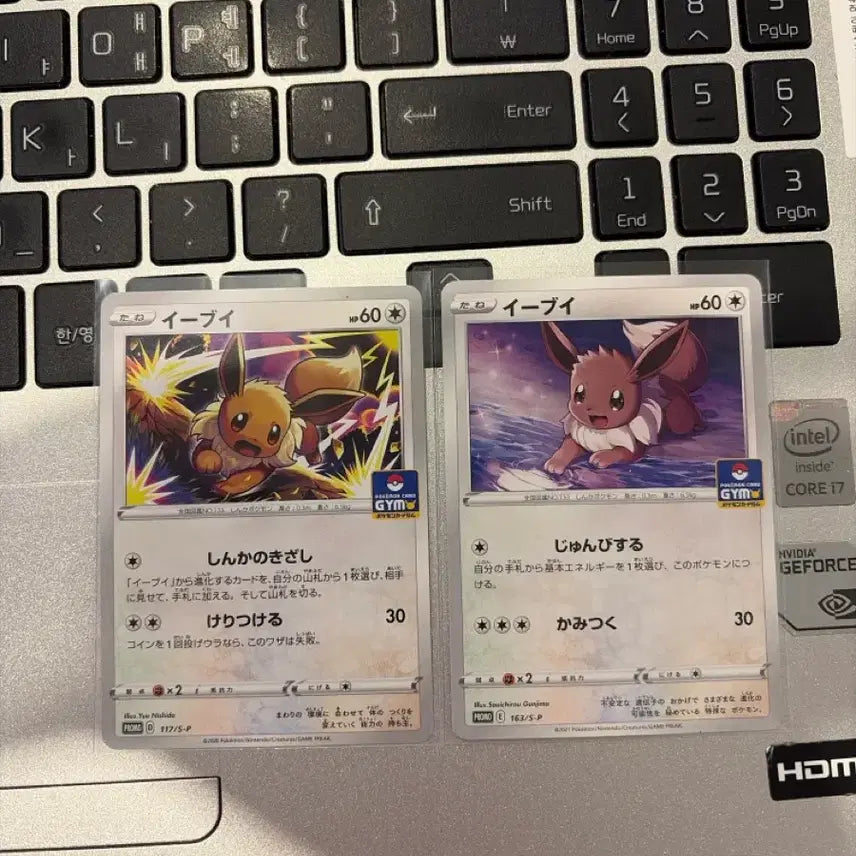 [BUNJANG] Pokemon Card Eevee Promo Set / 포켓몬카드 이브이 프로모 2종