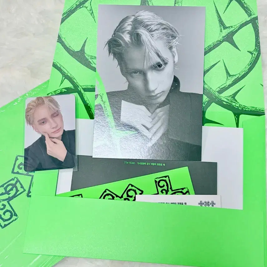 [BUNJANG] TXT Thorn Hyuningkai Unsealed Full Set / (풀구성)투바투 가시잠바 Thorn 휴닝카이 개봉 풀세트