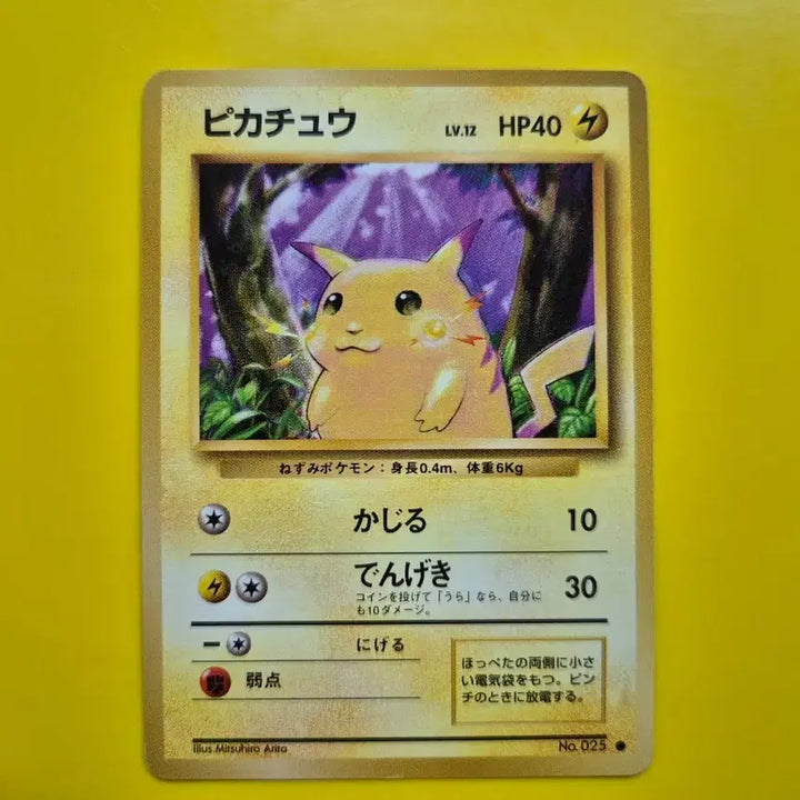 [BUNJANG] Pokemon Card 1996 Pikachu 1st Edition Japanese Centering Good / 포켓몬카드 1996 큰 피카츄 초판 센터링굿 일판 일본판 4