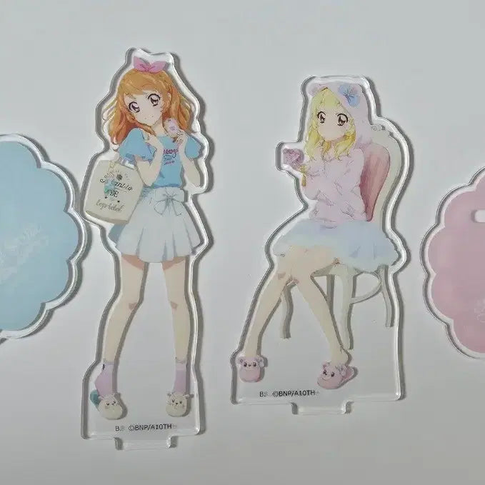 [BUNJANG] Aikatsu! Ichigo Akari Acrylic Stand / 아이카츠 아이엠스타 스타일샵 이치고 아카리 아크릴 스탠드 라임 하늘