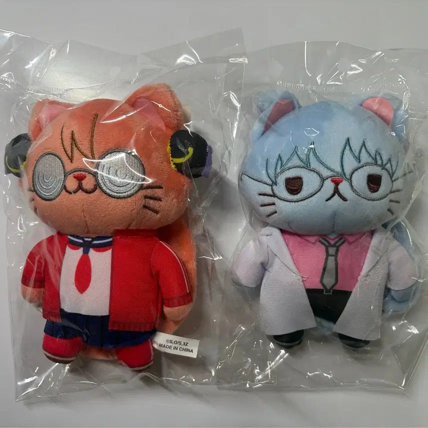 [BUNJANG] Gintama 3rd Year Class Z Gintoki Cat Plush Keychain / 일괄) 3학년 Z반 긴파치 선생 고양이 누이구루미 키홀더 카구라 긴파치
