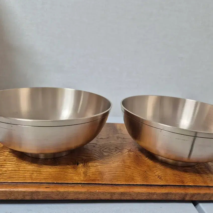[BUNJANG] Brass Noodles Bowl Set / 유기:냉면기 2점