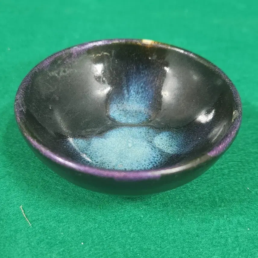[BUNJANG] Song Dynasty Jian Ware Mottled Black Glaze Tea Bowl / 중국도자기                송대 건요 요변 흑유 차잔