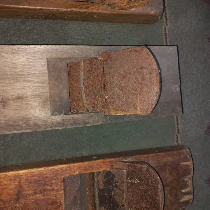 [BUNJANG] Vintage Planer Set (4 pcs) / 옛날 대패 4개