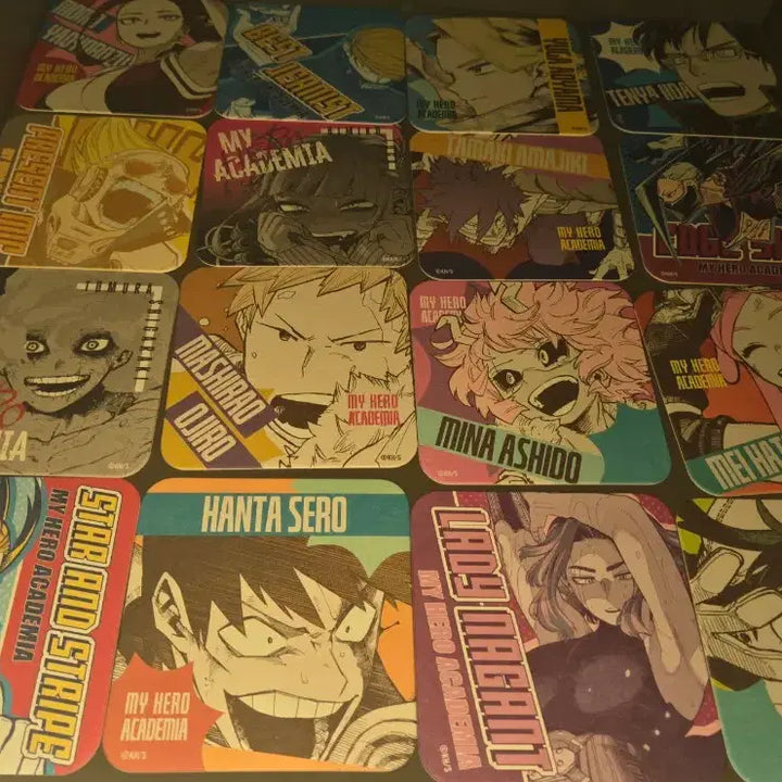 [BUNJANG] My Hero Academia Art Coaster Bundle Set (Including Full Set Special Editions) / 나히아 히로아카 원화전 아트코스터 일괄 판매 (전권 세트 2종 포함)