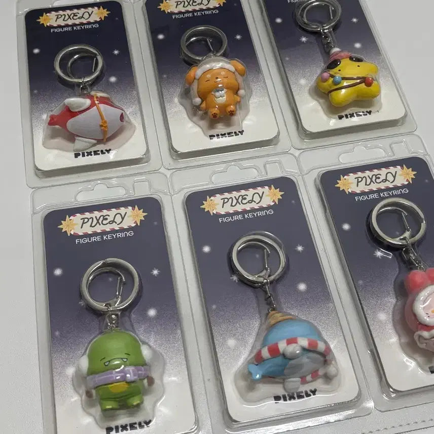 [BUNJANG] Pixelie Figure Keyring / 픽셀리 피규어 키링