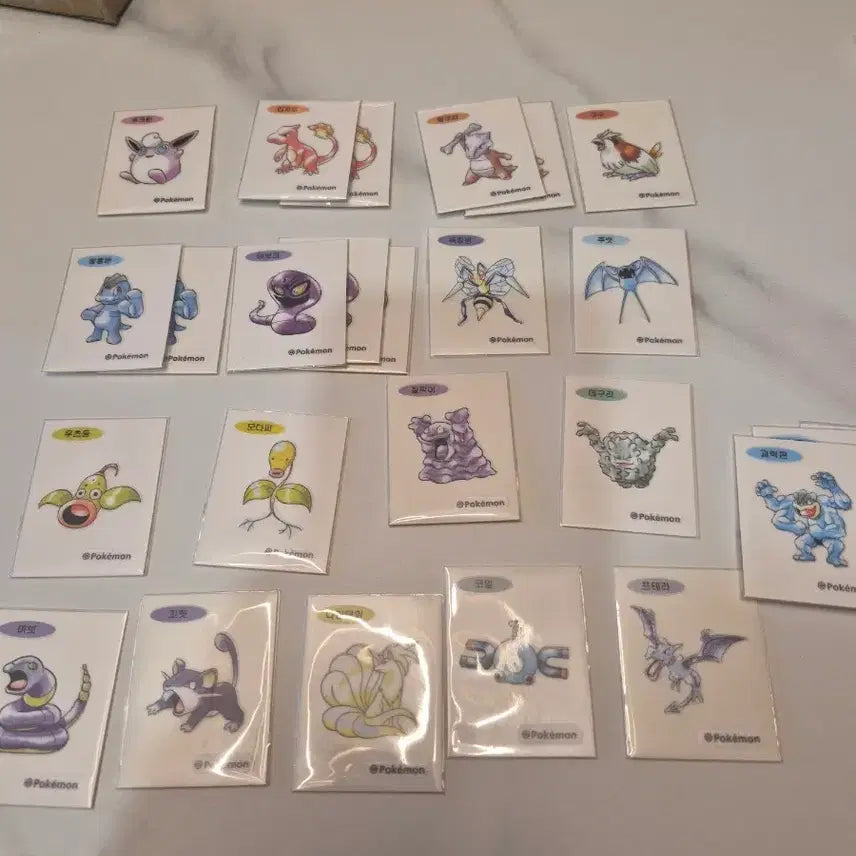 [BUNJANG] Pokemon Sticker Collection / 포켓몬띠부씰