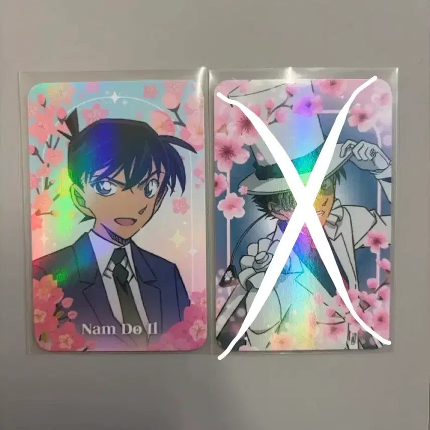 [BUNJANG] Detective Conan Sakura Theme Card Shinichi Kudo / 코난 벚꽃 카드 신이치