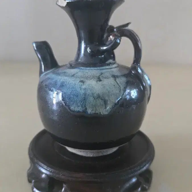 [BUNJANG] Black Glazed Pottery Vase / 흑유호 자기
