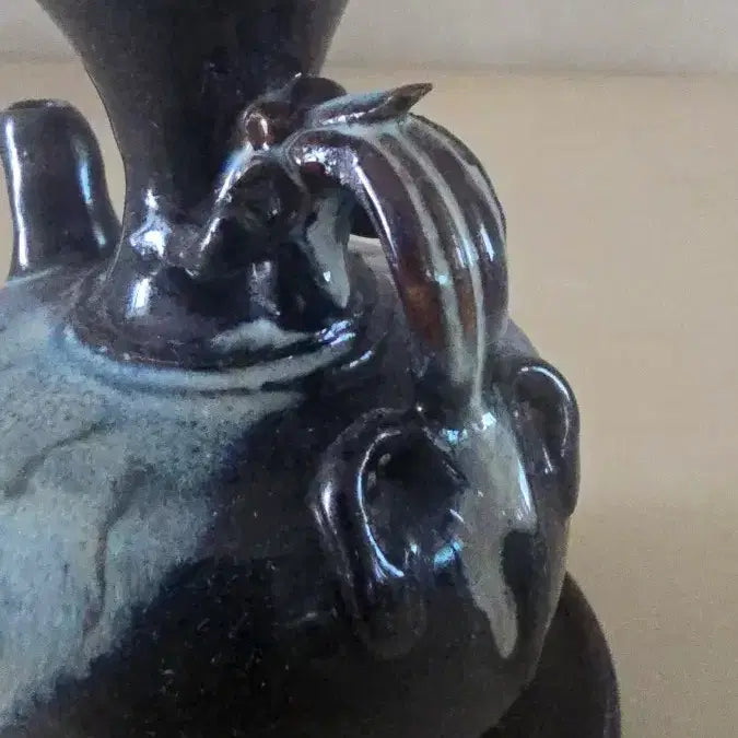 [BUNJANG] Black Glazed Pottery Vase / 흑유호 자기
