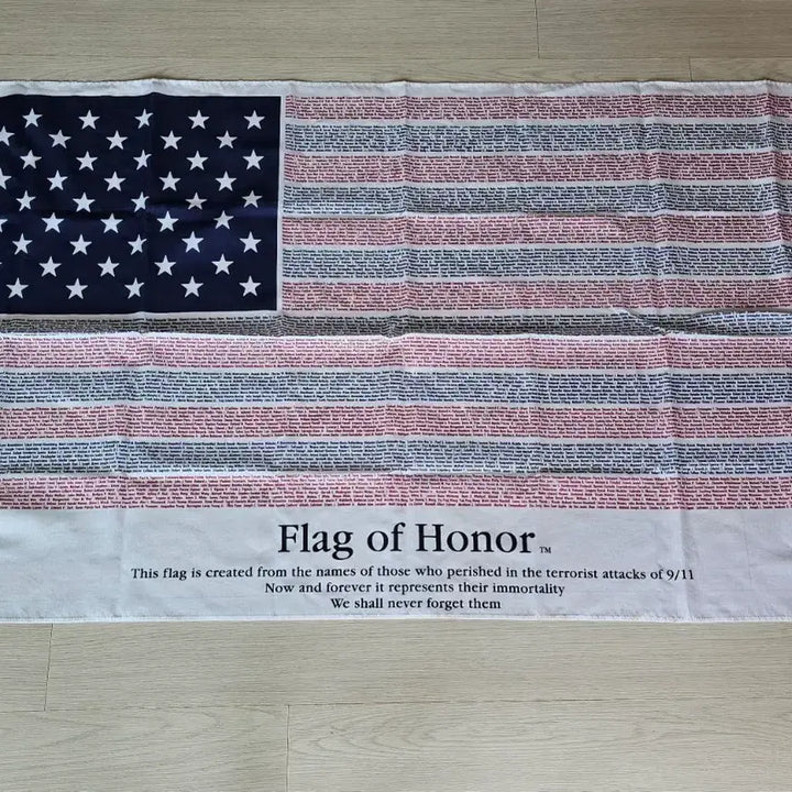 [BUNJANG] American Flag Shaped Memorial Banner / 성조기형태 깃발