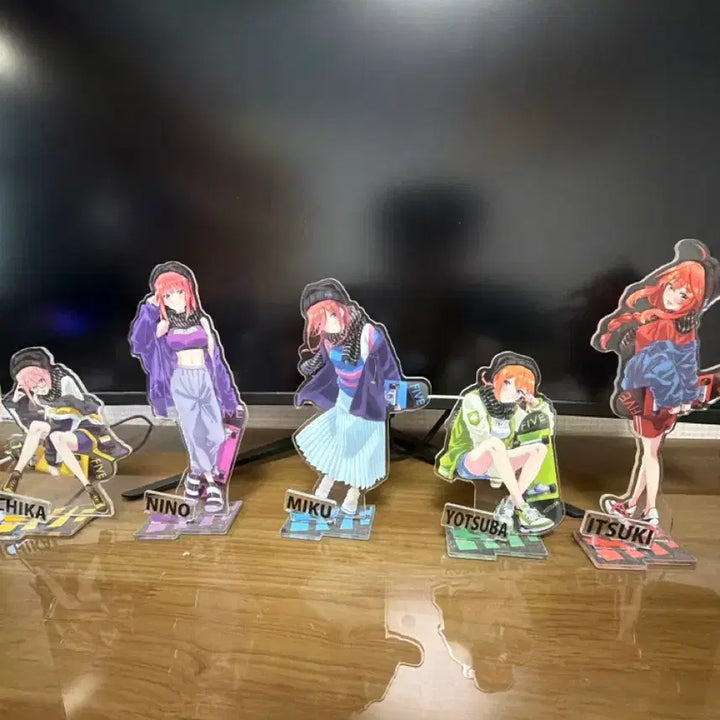 [BUNJANG] The Quintessential Quintuplets Skateboard Acrylic Stand Bundle Set / 5등분의 신부 스케이트 아크릴 일괄