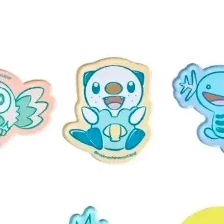 [BUNJANG] Pokemon Store Summer Acrylic Sticker Wooper New / 포켓몬스토어 summer 아크릴 스티커 수댕이 새상품