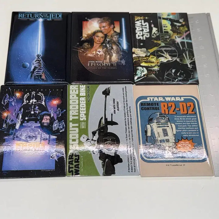 [BUNJANG] Star Wars Refrigerator Magnet Gacha Bundle Set / 스타워즈 냉장고 자석 가챠 일괄(반택포)