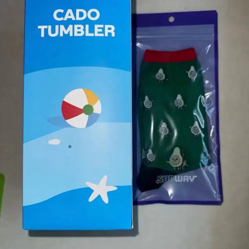[BUNJANG] Subway Limited Edition Ice Tumbler with TTB Card Case Socks / 써브웨이 한정판 아이스 텀블러 새상품