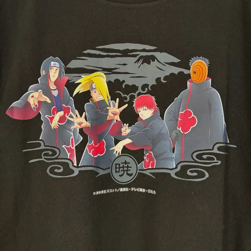 [BUNJANG] Naruto Akatsuki T-Shirt / 나루토 아카츠키 티셔츠