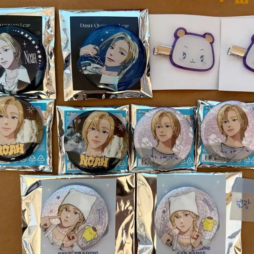 [SOLD OUT] 플레이브 캔 뱃지(카쿠렌보, BBUU)+일본 MMMM 헤어핀
