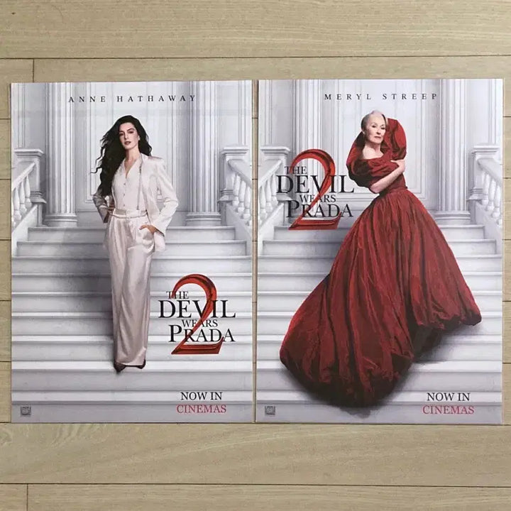 [BUNJANG] The Devil Wears Prada 2 Character Poster Set (Miranda &amp; Andy) / [악마는프라다를입는다2]오리지널티켓/미란다+앤디 캐릭터포스터