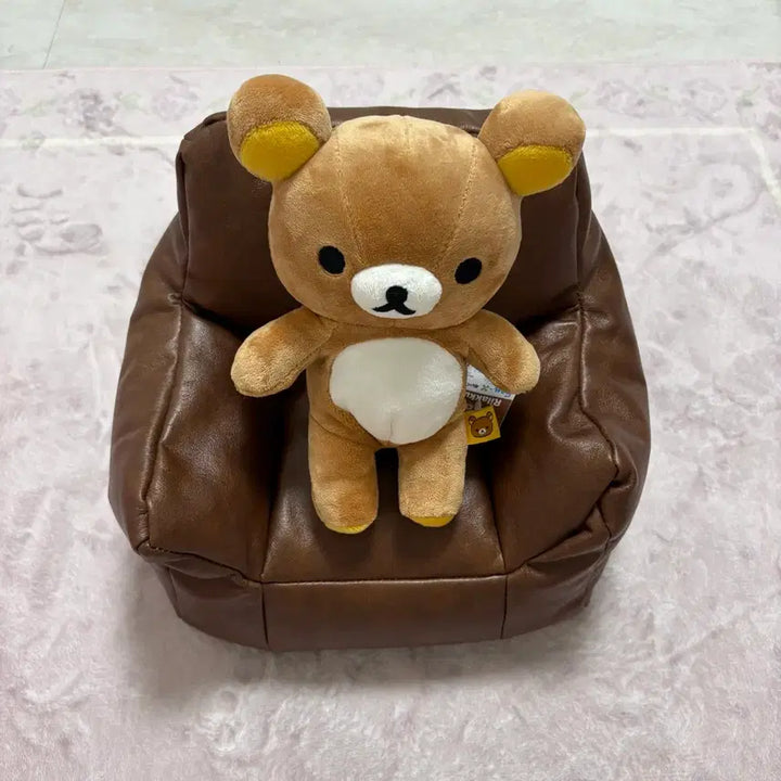 [BUNJANG] Miniature Leather Beanbag Sofa / 미니어쳐 가죽 빈백 쇼파