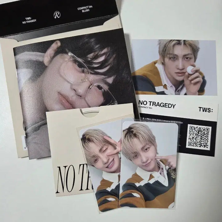 [BUNJANG] TWS No Tragedy Compact Album Jihoon Photocard / 수수료X)투어스 no tragedy 컴팩트 blush앨범 지훈 포카 신유