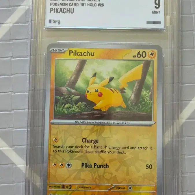 [BUNJANG] Pokemon Pikachu English Version Trading Card / 포켓몬카드 피카츄 영문판 (brg9) 판매합니다