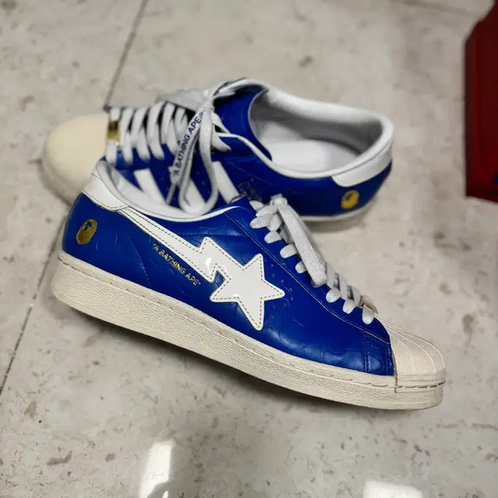 [BUNJANG] BAPE x Adidas Superstar Shoes (245mm) / 베이프 아디다스 슈퍼스타 [245]