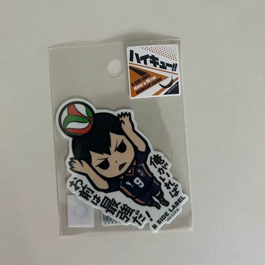 [BUNJANG] Haikyuu!! B-SIDE LABEL Kageyama Sticker / 하이큐 B-SIDE LABEL 스티커 카케야마