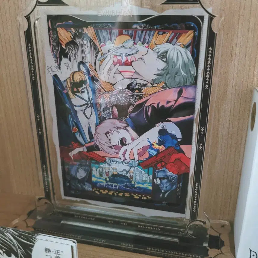 [BUNJANG] Death Note L, Light, Misa Original Art Exhibition Acrylic Stand Bundle Set / 데스노트 엘 라이토 미사 원화전 아크릴 스탠드 일괄