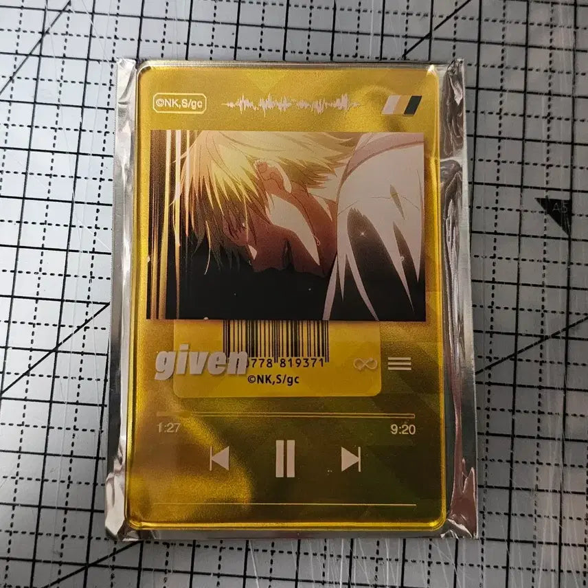 [BUNJANG] Given Hiragi Acrylic Card (Smile Base Collaboration) / 기븐 스마일베이스 콜라보 플레이어풍 아크릴 카드 히이라기