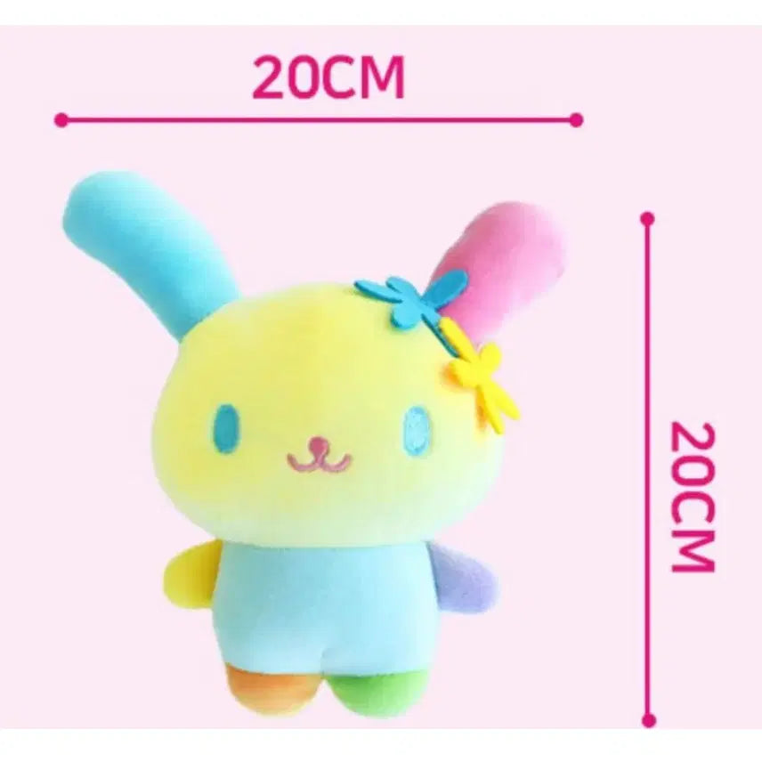 [BUNJANG] Sanrio Usahana Squishy Mochi Plush Doll 20cm / (새상품/정품) 산리오 우사하나 말랑이 모찌 인형 20cm