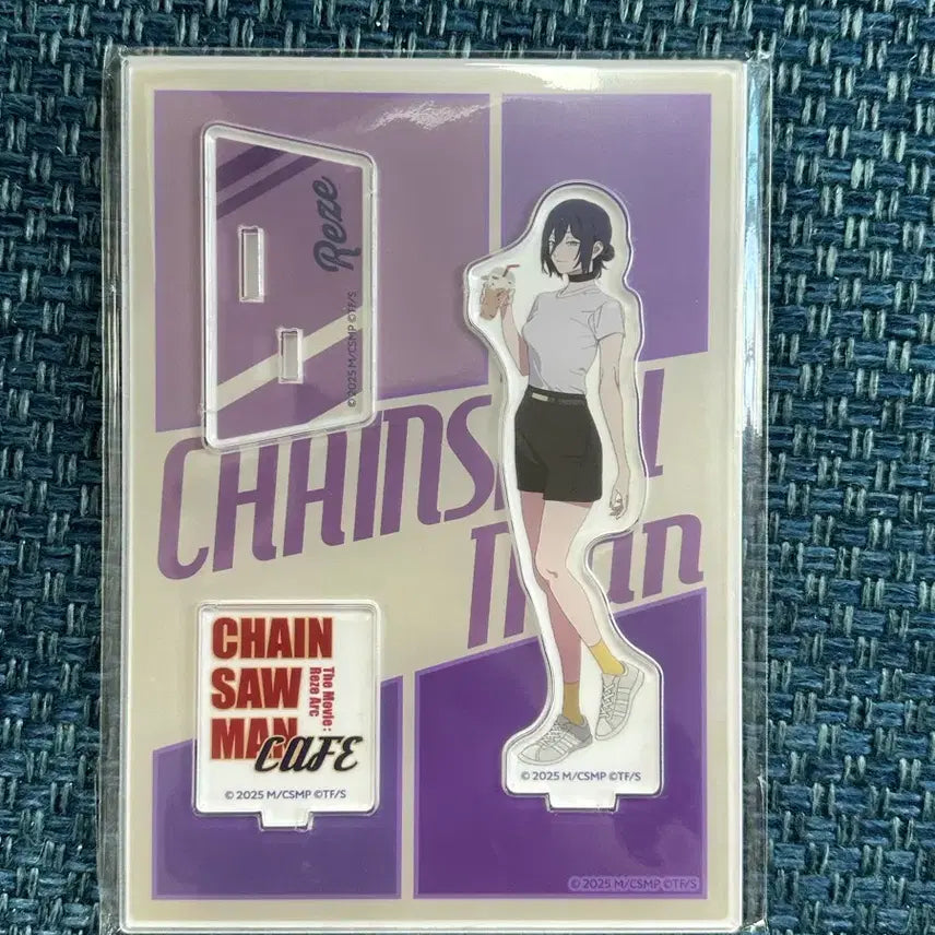 [BUNJANG] Chainsaw Man Cafe Leze Acrylic Stand / 체인소맨 카페 아크릴 스탠드 레제
