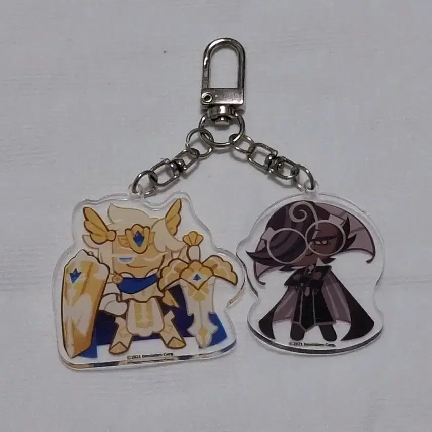 [BUNJANG] Cookierun Kingdom Madlene &amp; Espresso Acrylic Keychain / 쿠킹덤 쿠키런 킹덤 마들에슾 아크릴 키링
