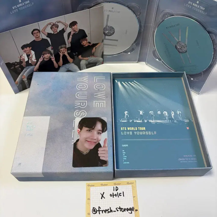[BUNJANG] BTS Love Yourself Europe DVD J-Hope Photocard / 방탄소년단 럽셀콘 유럽 디비디 BTS DVD 호석 포카 제이홉 Jhope
