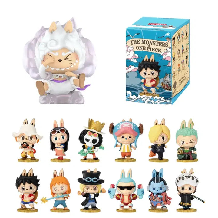 [BUNJANG] Pop Mart One Piece Labubu Figure / 팝마트 원피스 라부부(루피,조로,나미,상디,사보,로빈,우솝,징베,브룩)