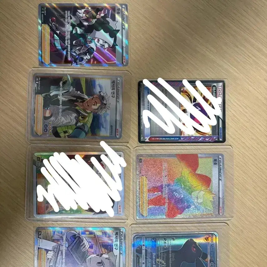 [BUNJANG] Pokemon Cards Bundle: Mewtwo UR, Arceus Tag Team, Special Illusory, Fiona SR / 포켓몬카드 일괄 판매 뮤츠 ur/ 아르세우스 태그팀/특일/ 피아나 sr